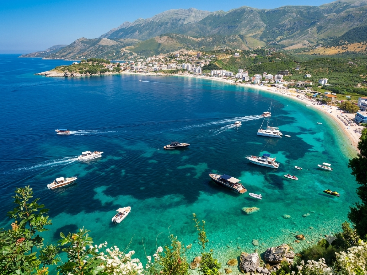 Albanian Riviera — coastal city